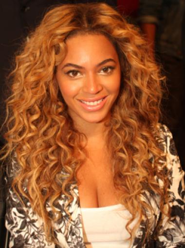 Gorgeous Blond 22" Bølge Lace Front Uden Pandehår Beyonce Paryk