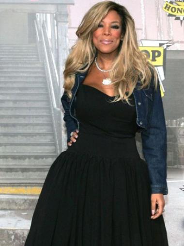 Lang 18" Blond Bølge Lace Front Wendy Williams Paryk